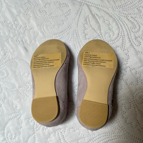 Janie and Jack Leather T Strap Mary Jane Flats Size 5 - Picture 7 of 8